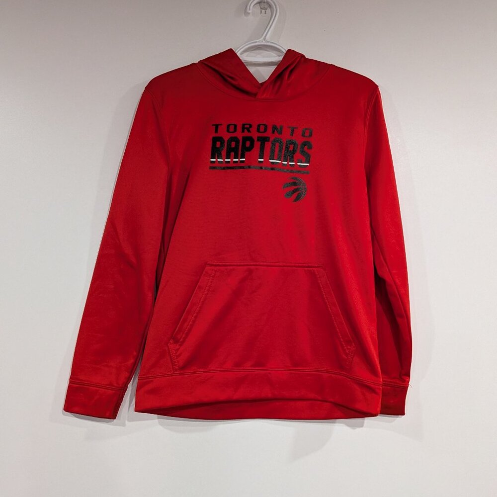 NBA Toronto Raptors Basketball Hoodie Red Black Size Large